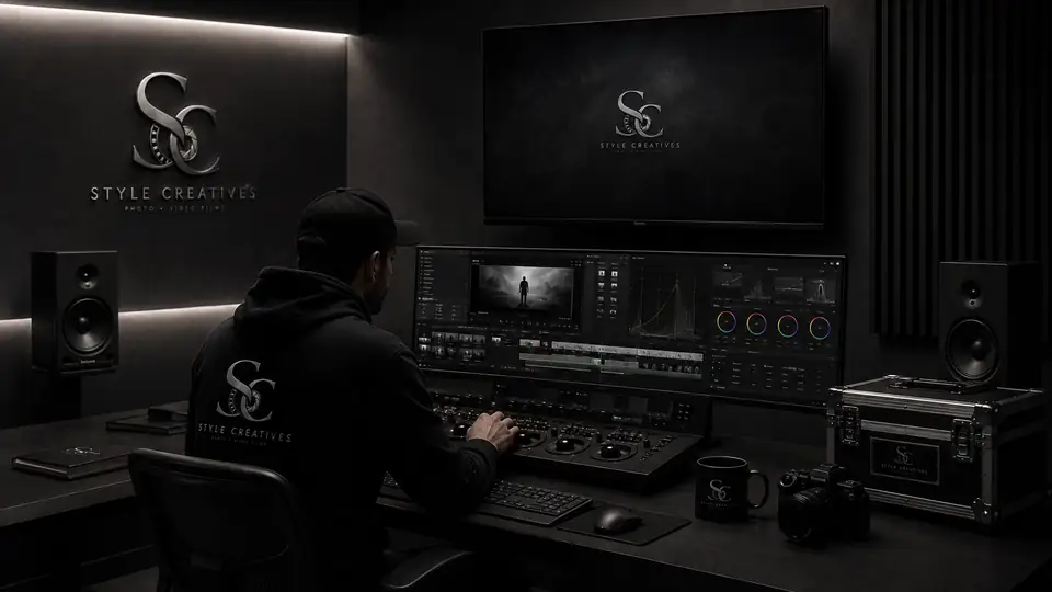 Style Creatives post-production and editing suite concept